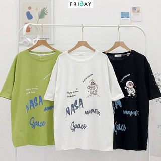 Áo phông oversize hình cậu bé Shin Nasa Friday