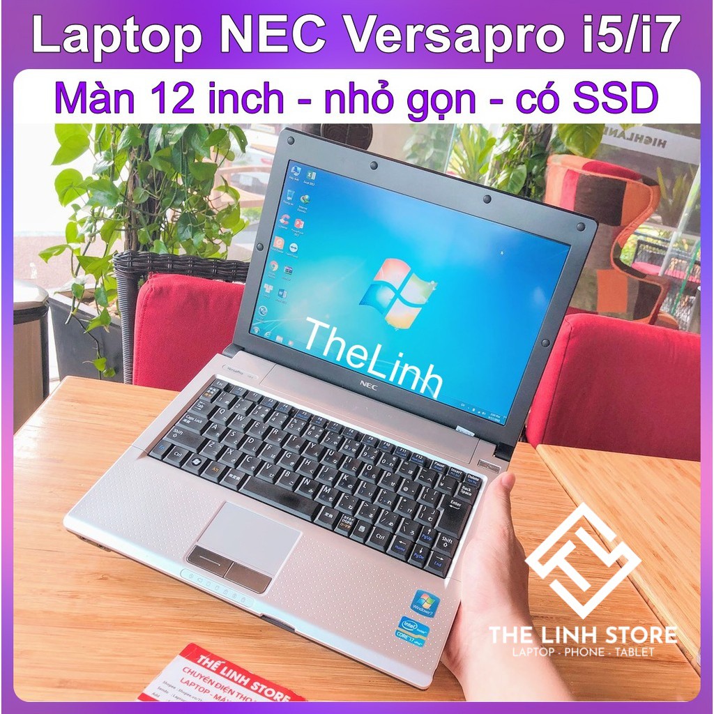 Laptop NEC Versapro VB 12.1 inch Core i5 - i7 đời 2, đời 3