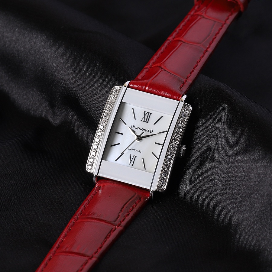Đồng hồ nữ Diamond D DM3645B5R Size mặt 24 mm