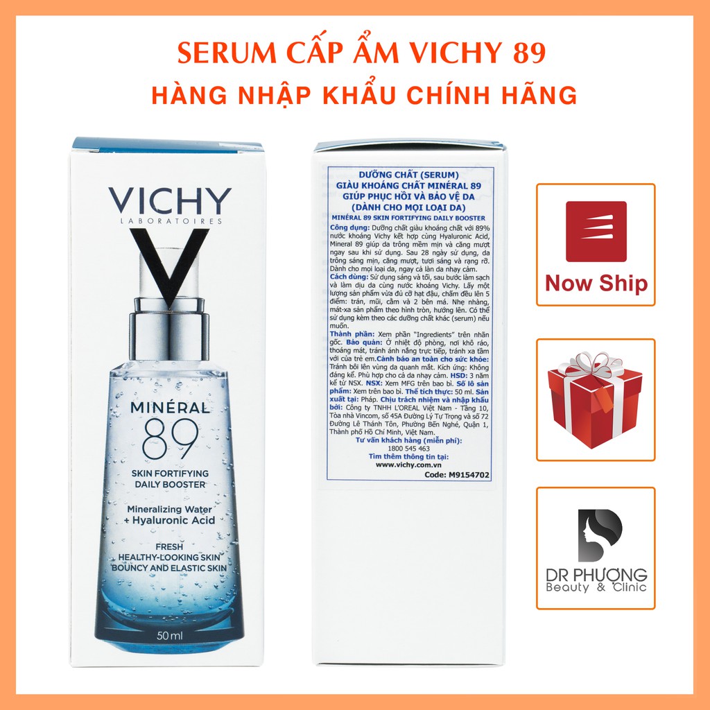 [CHÍNH HÃNG] Serum cấp ẩm ViChy 89