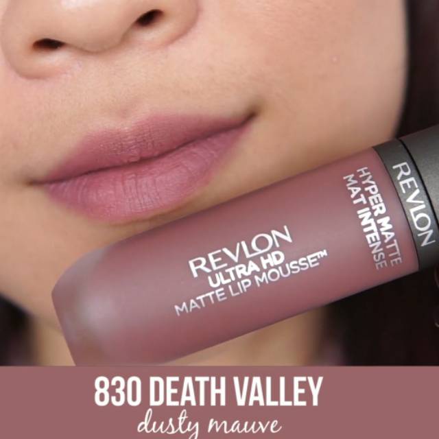 Son siêu lì lâu trôi Revlon Ultra HD Matte Lip Mousse Hyper Matte - Death Valley
