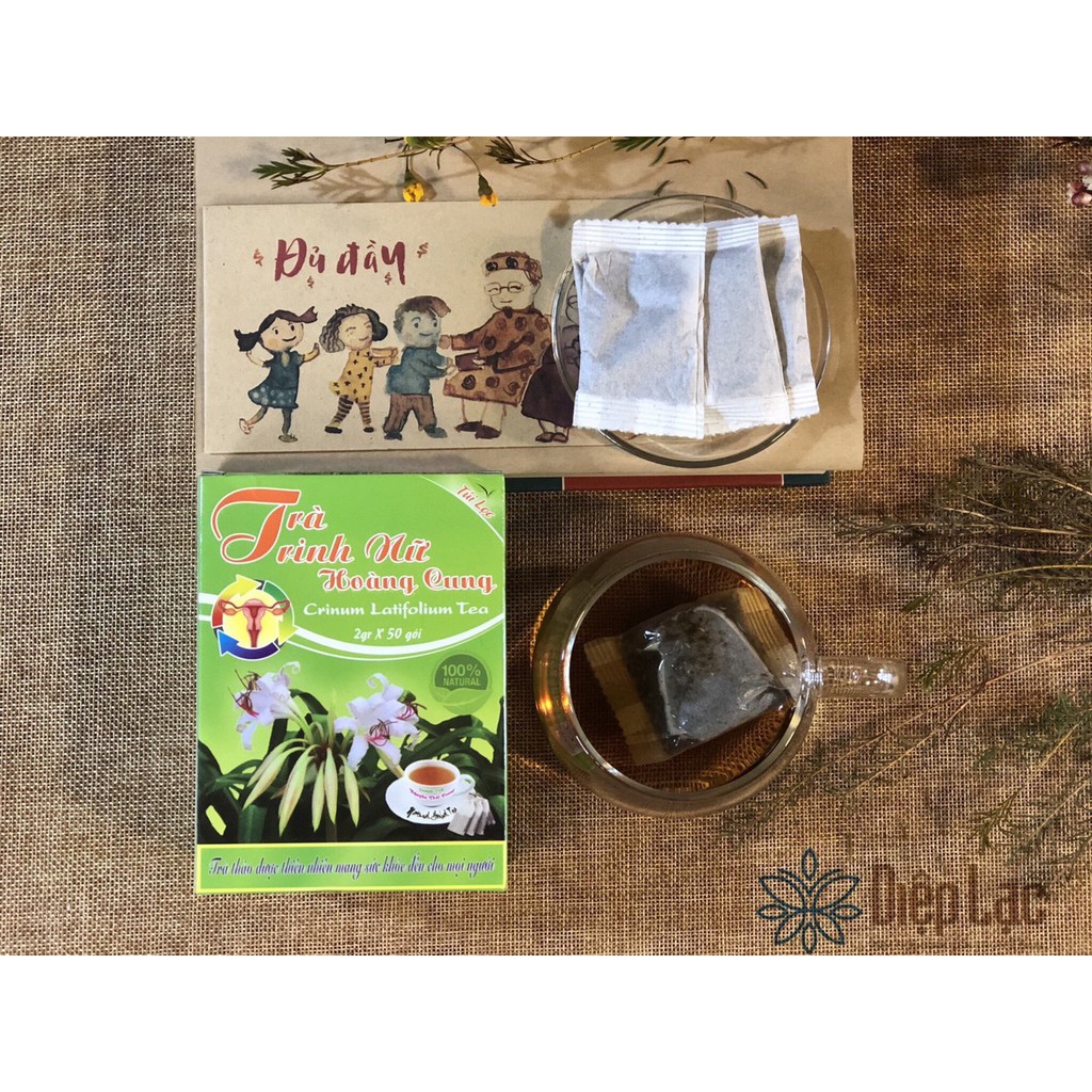 Trà túi lọc Trinh Nữ Hoàng Cung Linh Chi – Cuộc sống tươi đẹp hơn (50 túi lọc) - Nguyên Thái Trang -trà Diệp Lạc(sỉ/lẻ)