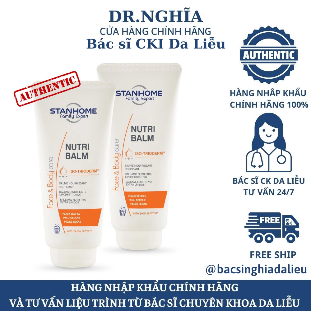 Kem Dưỡng Ẩm STANHOME NUTRI BALM Cho Da Khô, Da Nhạy Cảm 200ML