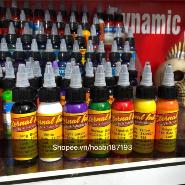 Sét 7 màu mực tập internal 30ml/chai