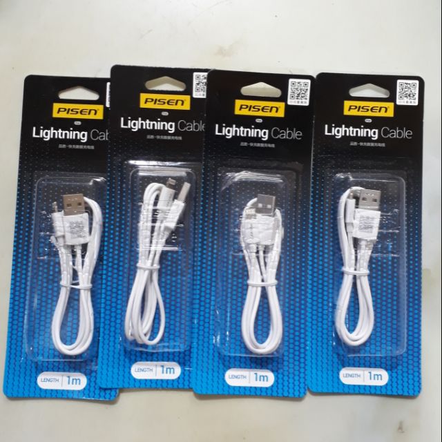 CÁP SẠC IPHONE - CHÍNH HÃNG PISEN ( 1M )