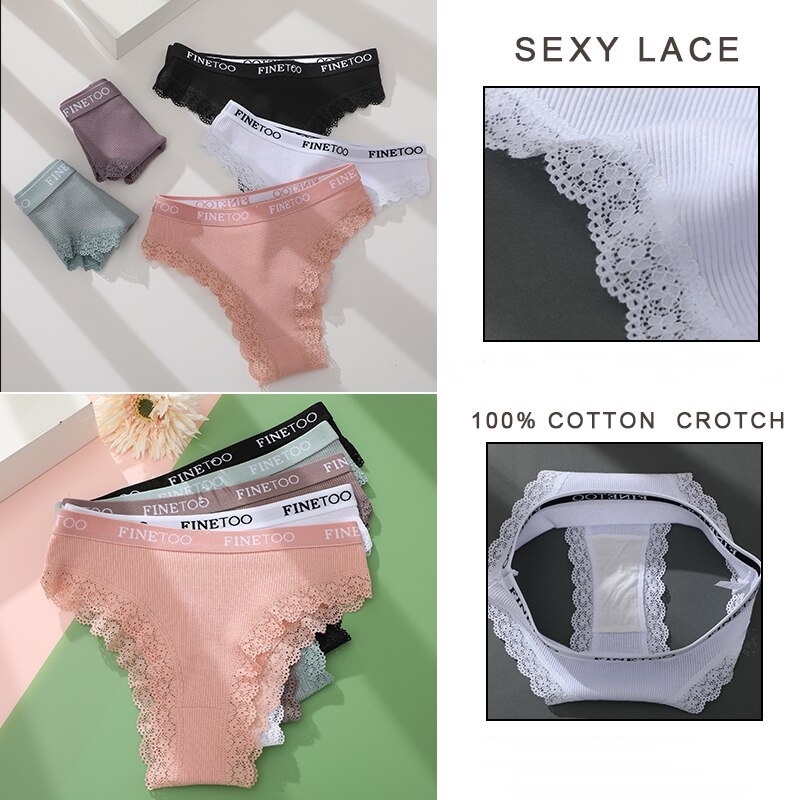 Set 2 quần lót Take Talk vải ren thời trang quyến rũ cho nữ