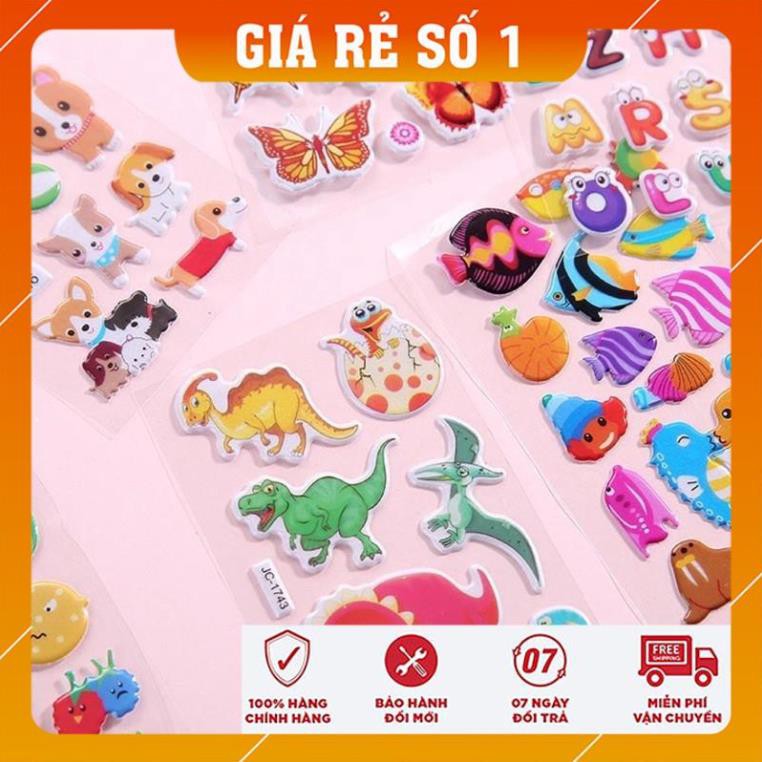 STICKER dán nhiều bề mặt, hình cực đẹp và dễ thương cho bé