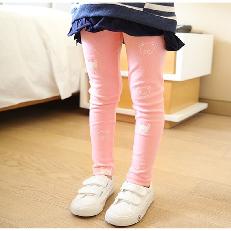 Quần Legging Chất Liệu Cotton Phong Cách Hàn Quốc Thời Trang 2021 Dành Cho Bé Gái