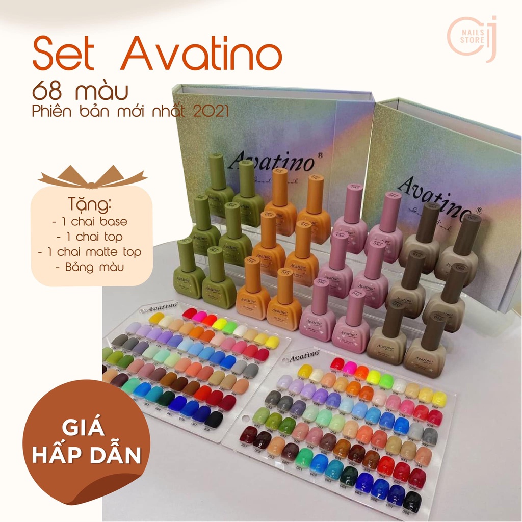 Set Avatino 68 màu siêu xinh🌸