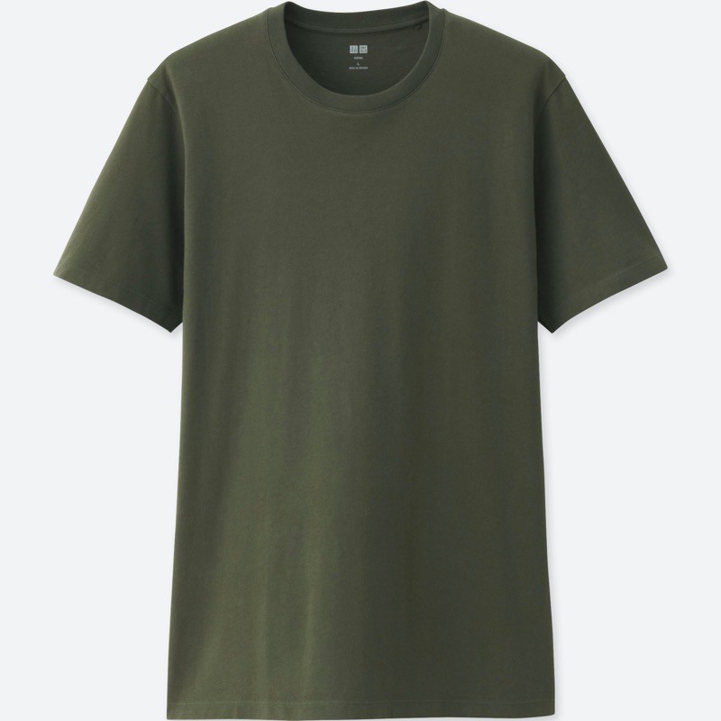 Áo nam Uniqlo size S màu 58 dark green