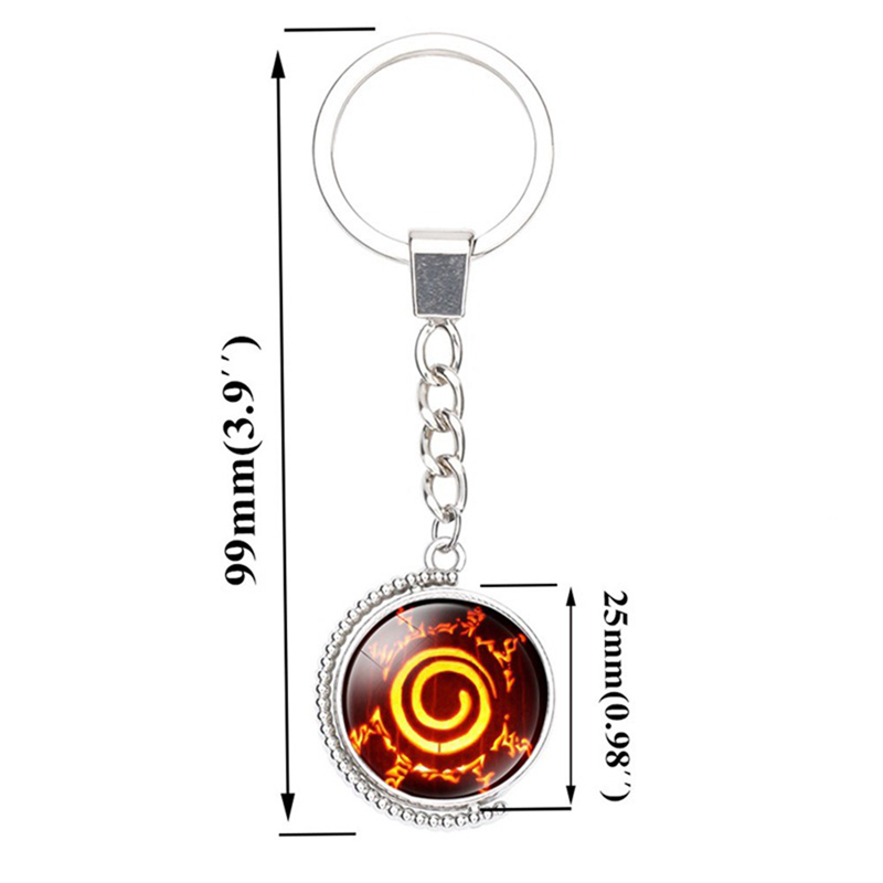 Móc khóa hình biểu tượng Naruto thời trang