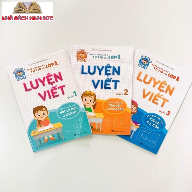 Sách - Bộ luyện viết cho bé 4-6 tuổi- hành trang cho bé vào lớp 1 quyển 1,2,3