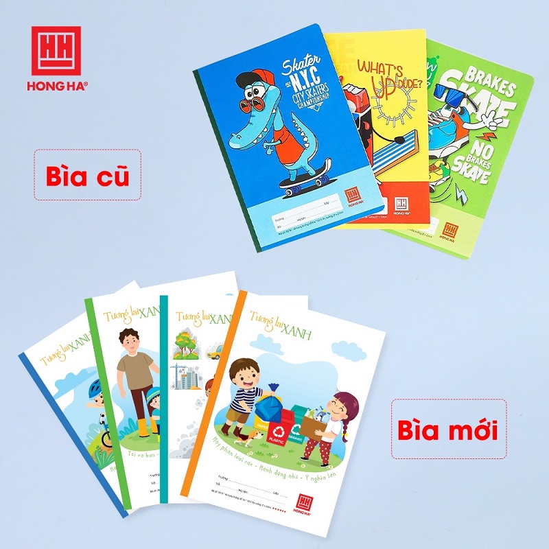 Vở 5 Ô ly Hồng Hà 48 trang School Cool 0519 / Vở dành cho học sinh tiểu học - 1 quyển