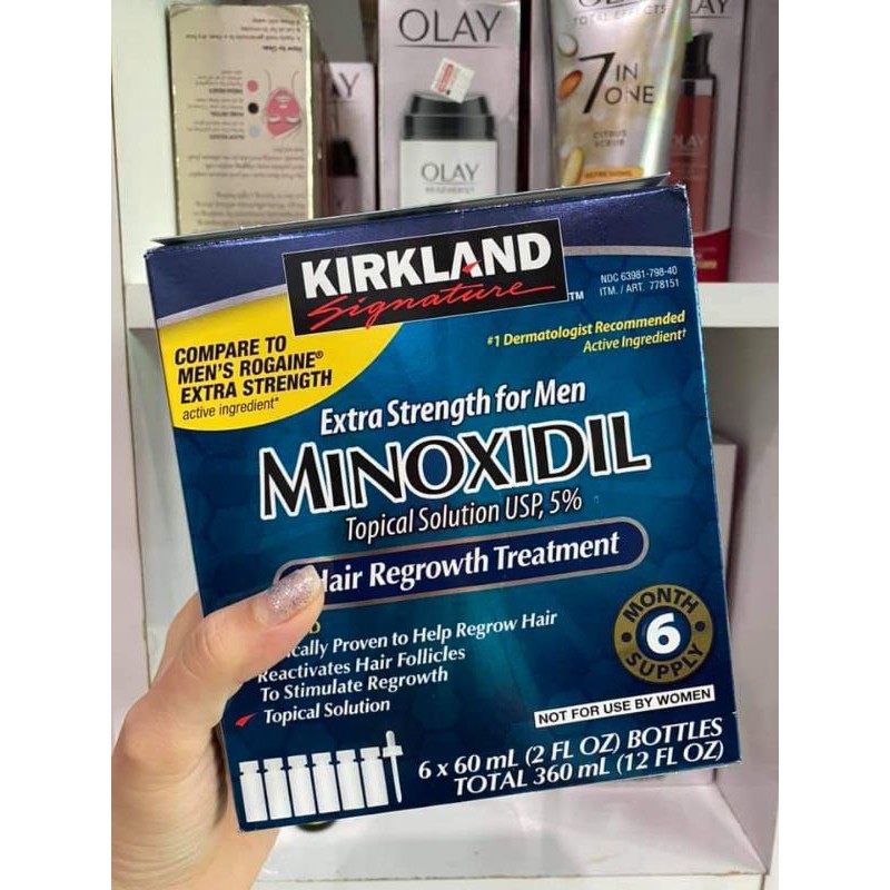 🧔🏻Thuốc Mọc Râu Tóc Kirkland Minoxidil 5% của Mỹ