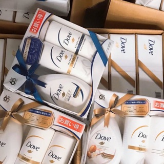 Sét dầu gội và sữa tắm dove
