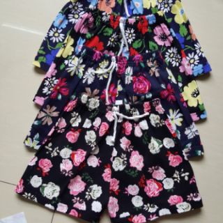 Quần đùi hoa cho bé gái 16-22kg