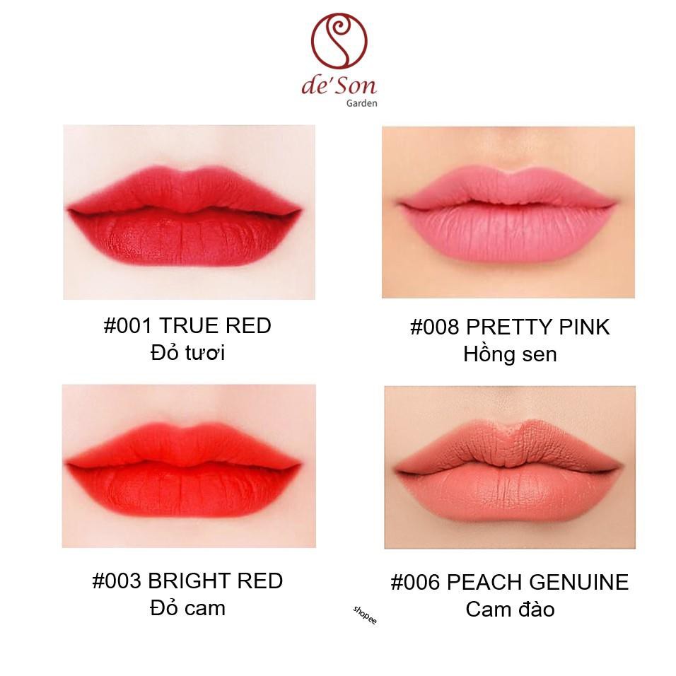 Son Thỏi Lì Handmade Passion Luxury Matte De' Son Garden Lipstick Không Chì Siêu Lì 5g