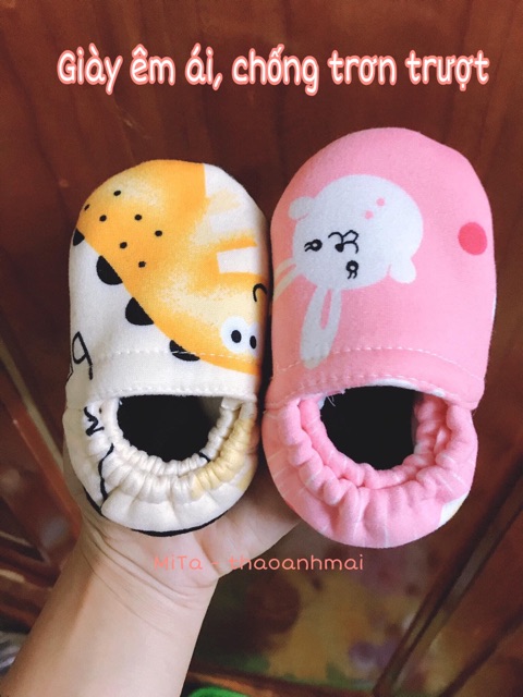 Giày tập đi em bé bằng vải CHỐNG TRƠN TRƯỢT, mẫu xinh màu yêu - đồ cho bé - thời trang trẻ em