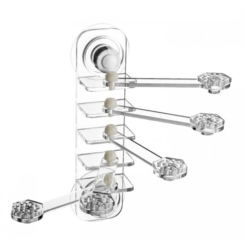 Blala Set 5 Đế Nhựa acrylic San Hô Cắm Đĩa Nứt Bể Cá