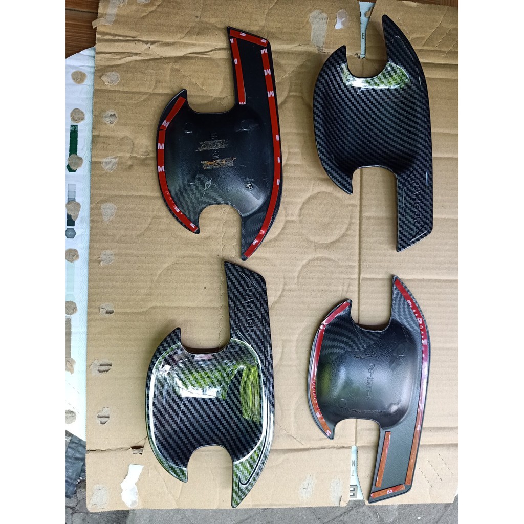 Bộ ốp Hõm cửa vân carbon cho Ford Ranger form 2013-2021