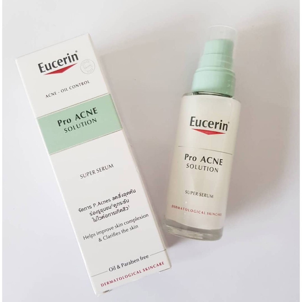 Tinh chất ngăn ngừa và chăm sóc da mụn Eucerin ProAcne Super Serum 30ml
