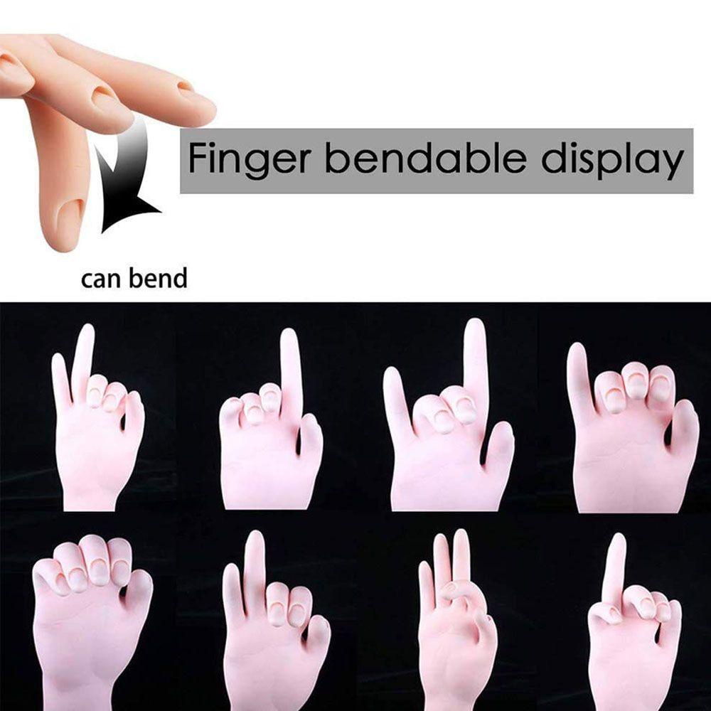 Bàn Tay Giả Mềm Linh Hoạt Luyện Tập Làm Móng