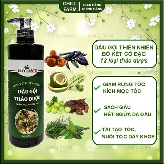 Dầu Gội Bưởi Bồ Kết Cô Đặc Huna Home, Dầu Gội Bồ Kết Sạch Gàu, Giảm Rụng Tóc, Hết Ngứa, Chống Bạc Tóc 250Ml, 500Ml