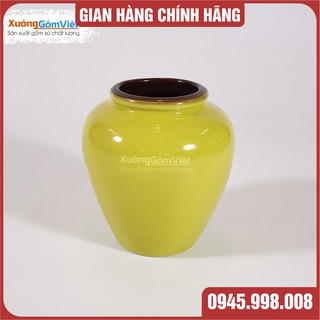 Lu uống bia kiểu mới - sáng tạo mới của gốm Bát Tràng-hàng vuốt tay dung tích 400ml - MÀU XANH NEON - XƯỞNG GỐM VIỆT