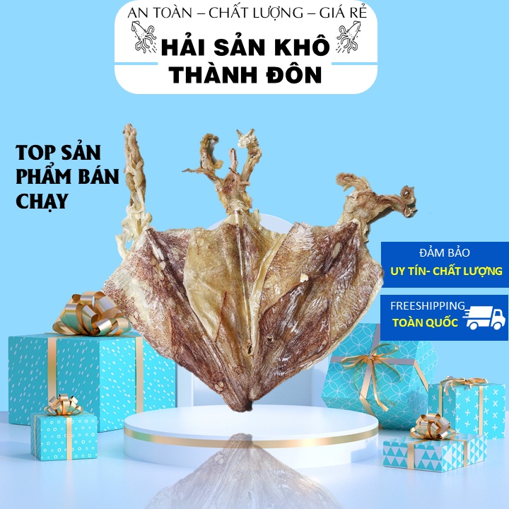 Mực khô mini, mực ghim câu size bằng bốn ngón tay đảm bảo uy tính chất lượng Vũng Tàu 1 con | BigBuy360 - bigbuy360.vn