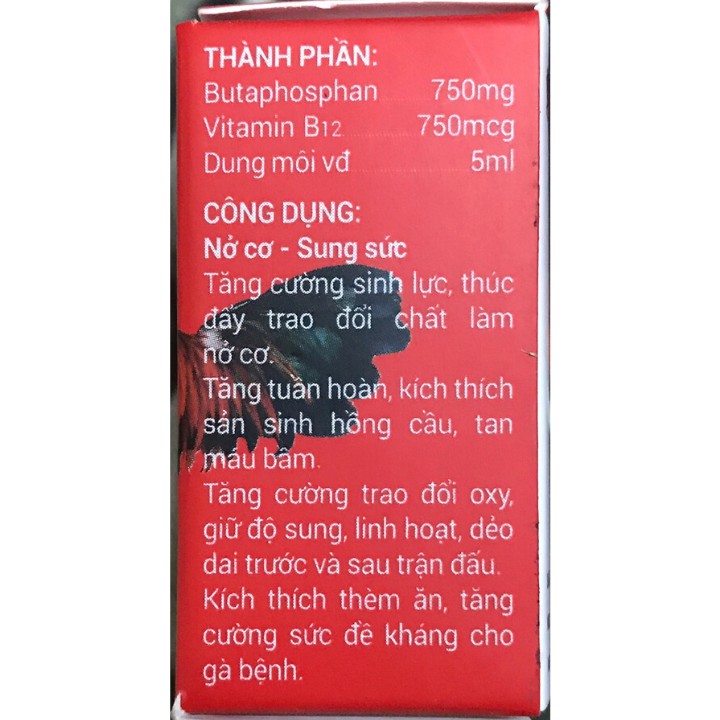 MEKOSAL Thuốc bổ dưỡng thể lực cho gà đá [5 ml]