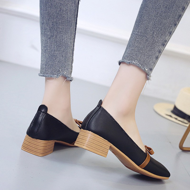 Giày tiểu thư phong cách đơn giản sang trọng quí phái dễ kết hợp đồ V191 | BigBuy360 - bigbuy360.vn