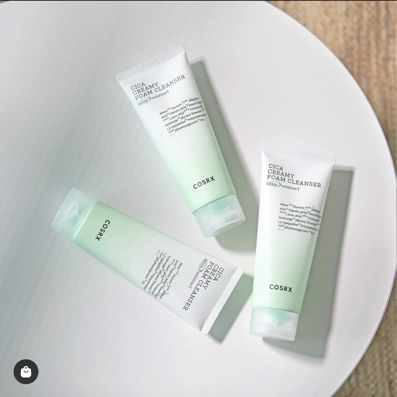 Sữa Rửa Mặt Chiết Xuất Rau Má COSRX Pure Fit Cica Creamy Foam Cleanser 75ml+150ml