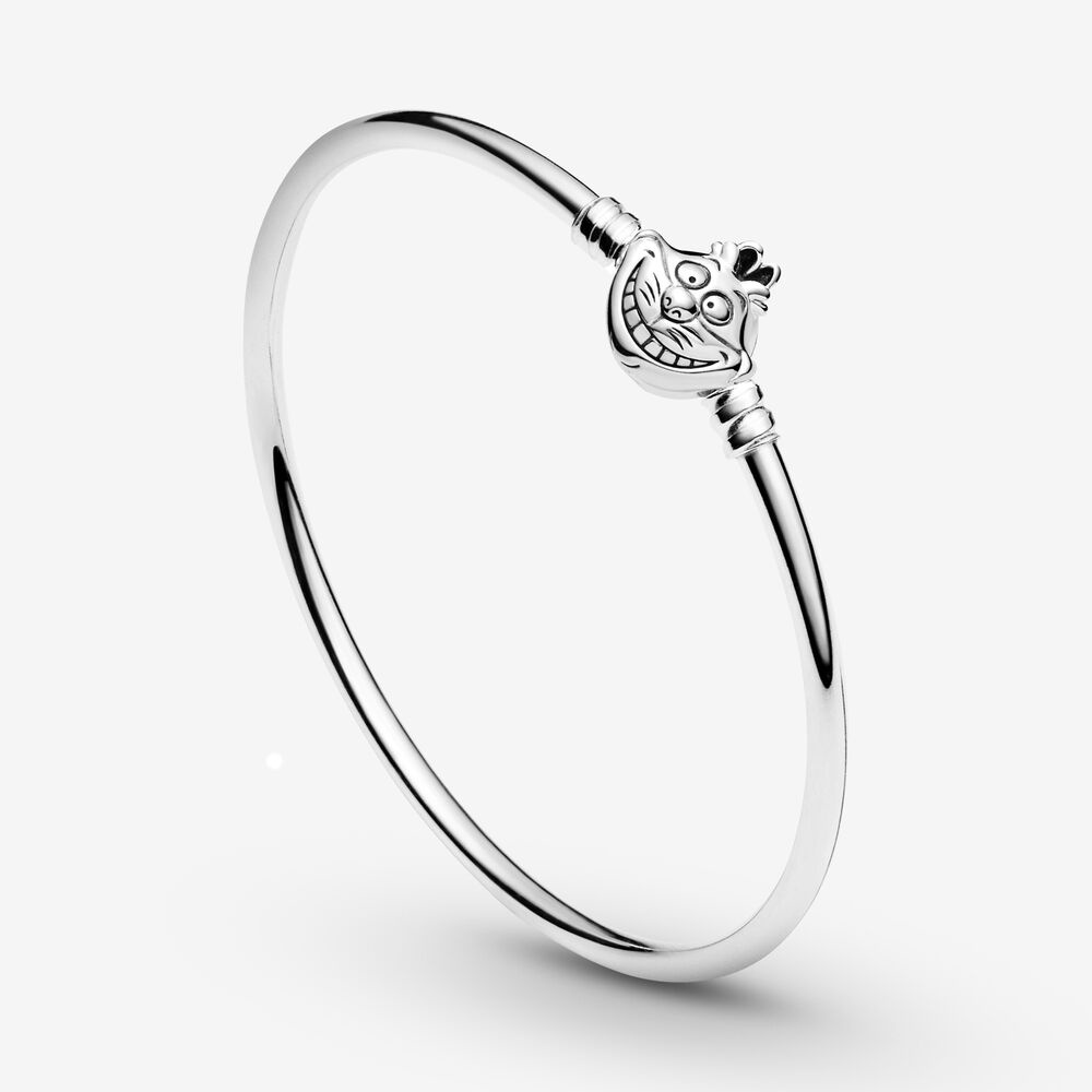 Vòng Tay Charm Mèo Alice Ở Xứ Sở Thần Tiên / Cheshire Mạ Bạc  DIY