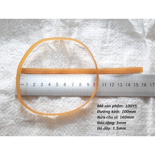 Dây thun bản 5mm
