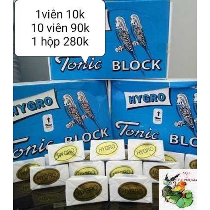 1 vien khoáng higro  cho chim ,vẹt sinh sản