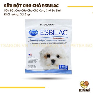 [CHÍNH HÃNG] SỮA BỘT ESBILAC CAO CẤP CHO CHÓ - GÓI 21G