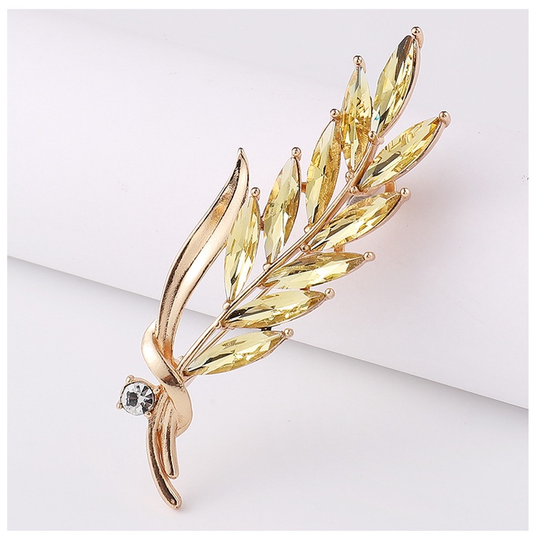 Ghim Cài Áo Đính Đá Và Ngọc Trai Giả Sang Trọng Dành Cho Nữ