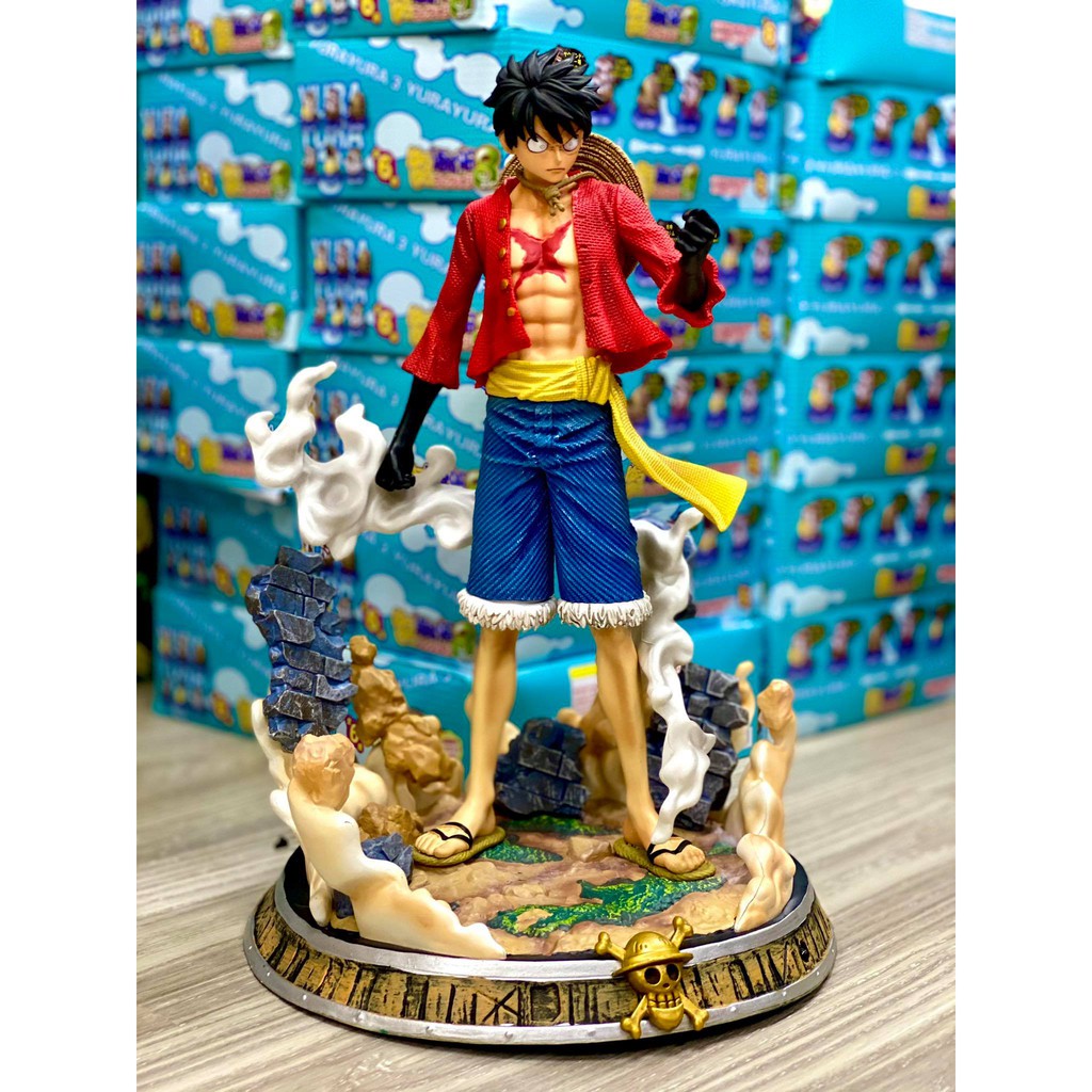 Mô hình Luffy mũ rơm One Piece Cao 36 cm - Figure Tượng Monkey D.Luffy Vua Hải Tặc