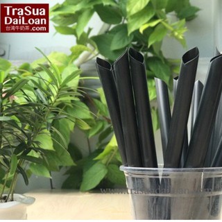 ỐNG HÚT TRÂN CHÂU ĐEN - KHÔNG MÀNG BỌC