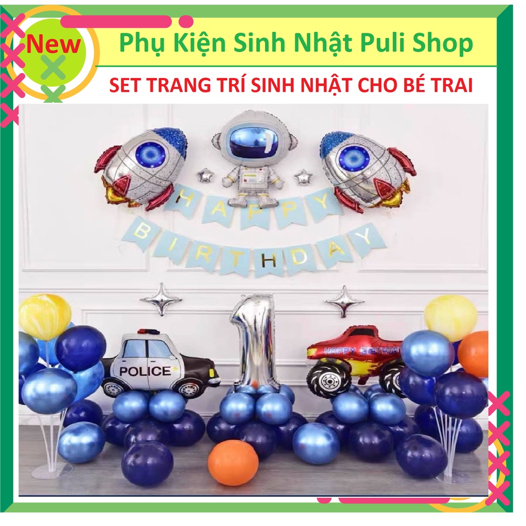 SET TRANG TRÍ SINH NHẬT SIÊU ĐẸP - COMBO SINH NHẬT CHO BÉ TRAI