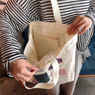 Túi canvas kiểu Basic in hình danh hoạ Joseph Moore