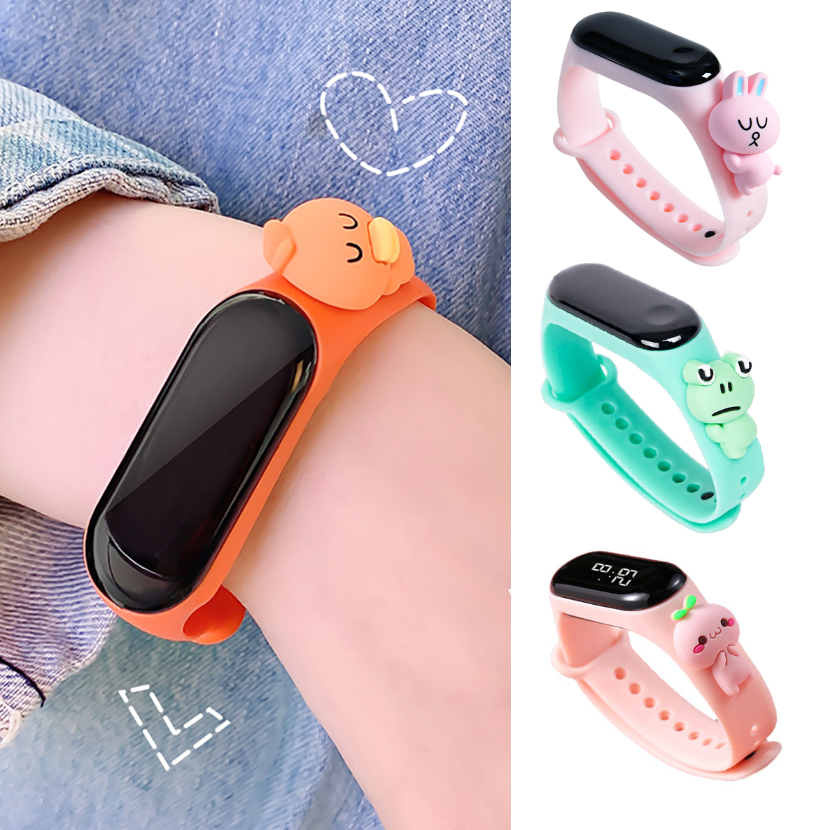 Đồng Hồ Đeo Tay Kỹ Thuật Số Có Đèn Led Tiện Dụng | BigBuy360 - bigbuy360.vn