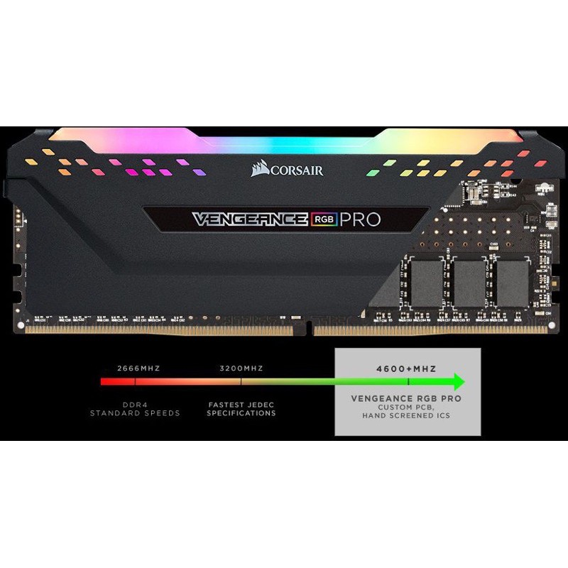 Ram PC DDR4 Corsair Vengeance RGB Pro 32Gb (2x16Gb) - 3200Mhz (CMW32GX4M2E3200C16) | BigBuy360 - bigbuy360.vn