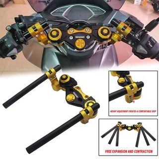  Semspeed NMAX V1 Xe Máy CNC 7   8 22 Mm Tay Cầm Thanh Nĩa Ống Kẹp Trên Dành Cho Xe Yamaha NMAX 125 150 155 2015-2019 