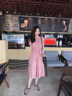 Váy đũi thắt nơ