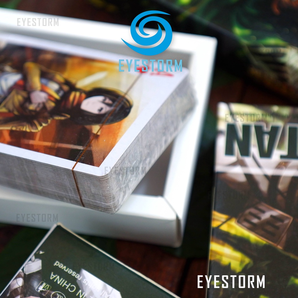 Bài tây anime Đại chiến Titan, Attack on Titan, tú lơ khơ, manga - Poker YW - 54 lá
