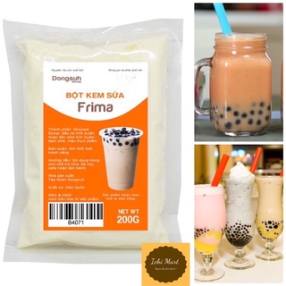 Bột kem sữa Frima 200g, Bột kem làm trà sữa, đá say, cafe, làm bánh kẹo