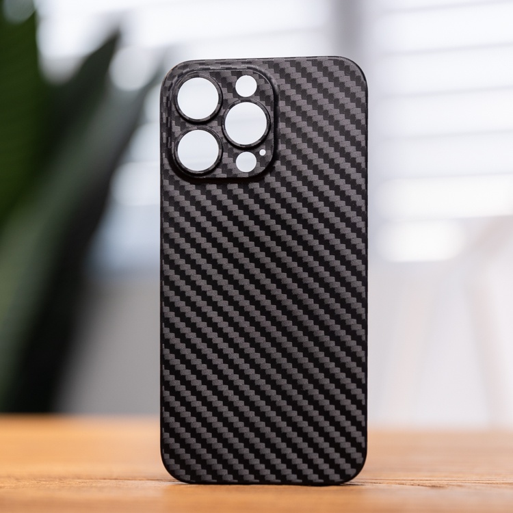 Ốp Điện Thoại pp Siêu Mỏng Kết Cấu Sợi Carbon 0.35mm Cho iphone 15 14 13 12 pro max mini xr 11