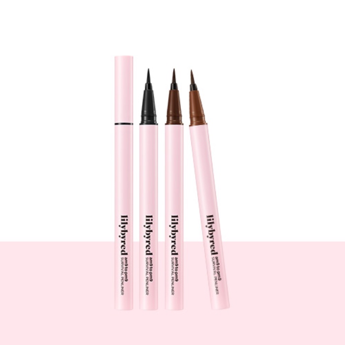 Bút dạ kẻ mắt nước siêu mảnh Eyeliner Lilybyred am9 to pm9 Survival PenLiner