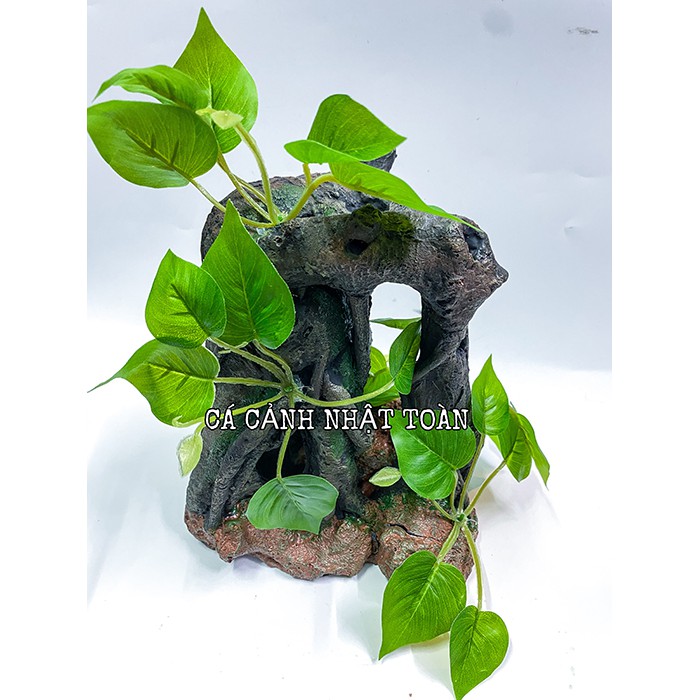 CẢNH NÚI TRANG TRÍ HỒ CÁ NON BỘ 17X11X21CM